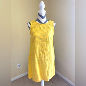 Yellow Sleeveless Dress